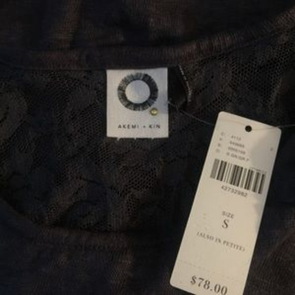 Anthropologie Akemi + Kin Linen Lace Cape Top - Picture 8 of 8